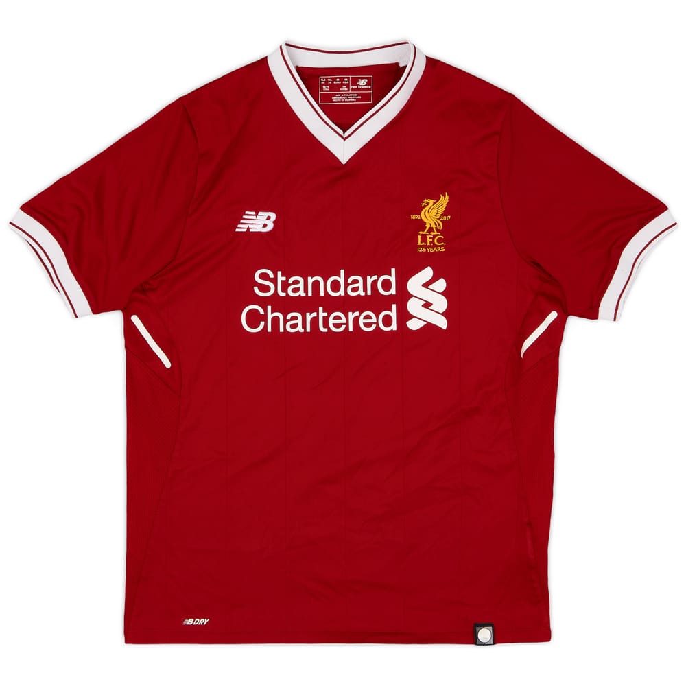 2017-18 Liverpool 125 Years Home Shirt - 5/10 - (XL.Boys)