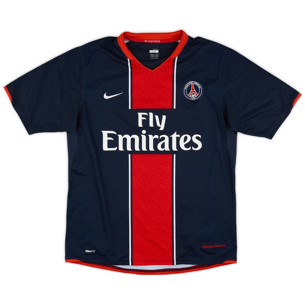 2007-08 Paris Saint-Germain Home Shirt - 9/10 - (M)