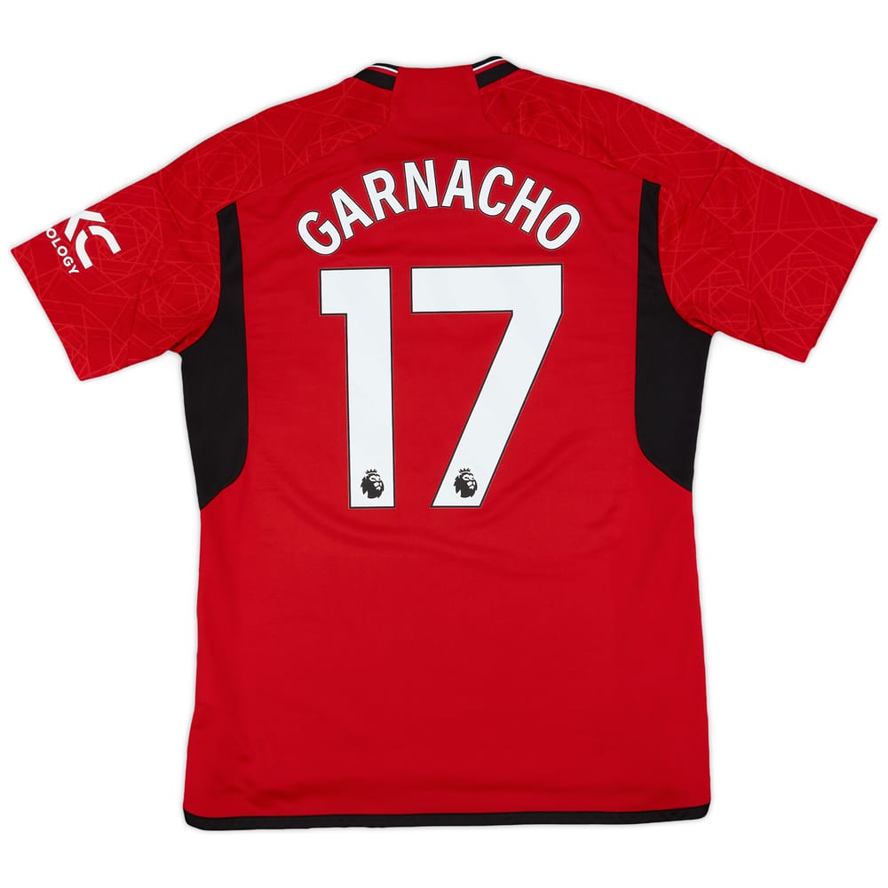 2023-24 Manchester United Home Shirt Garnacho #17 - 10/10 - (L)
