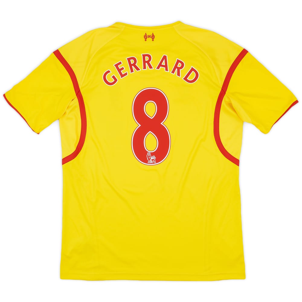 2014-15 Liverpool Away Shirt Gerrard #8 - 8/10 - (L)