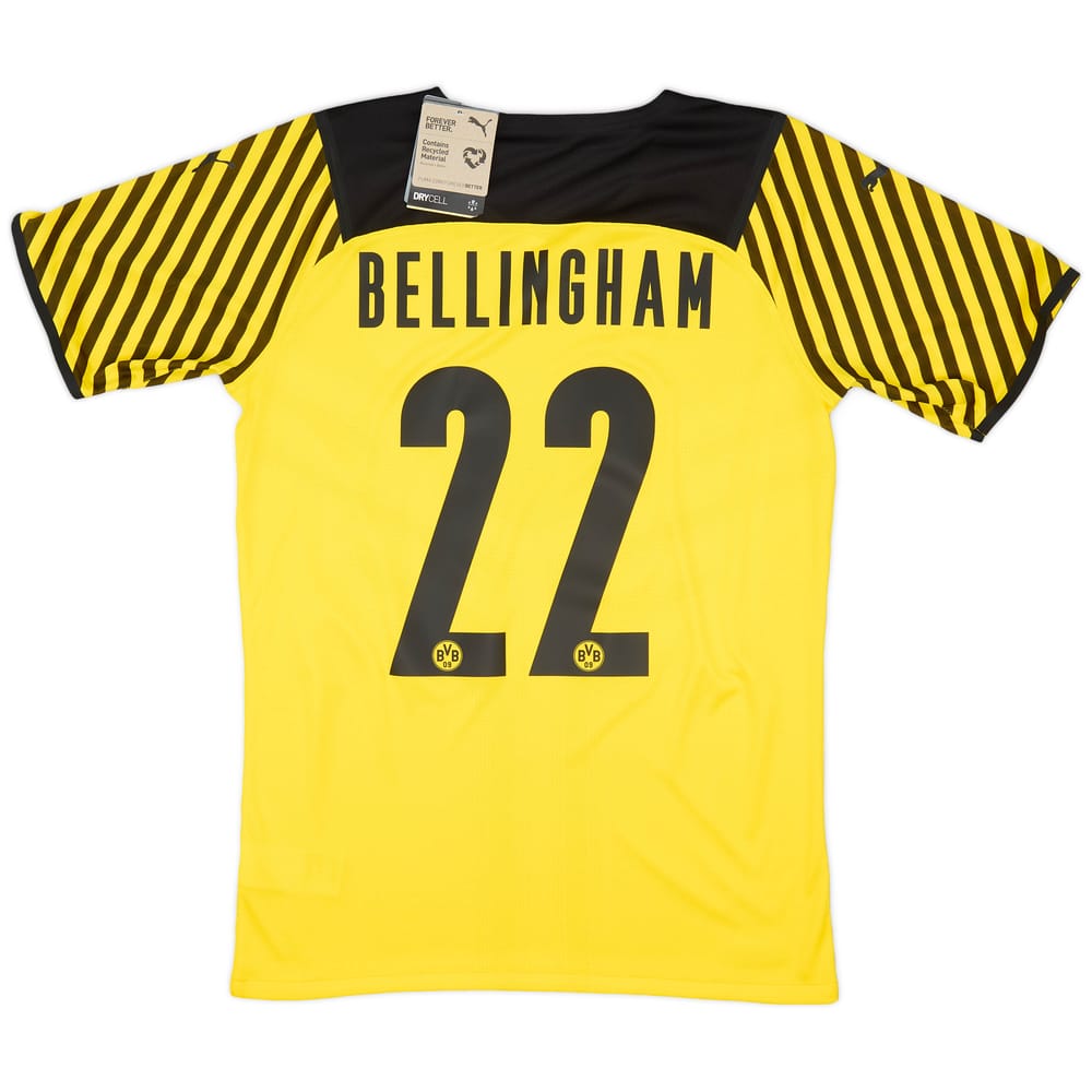 2021-22 Borussia Dortmund Player Issue Home Shirt Bellingham #22 (L)