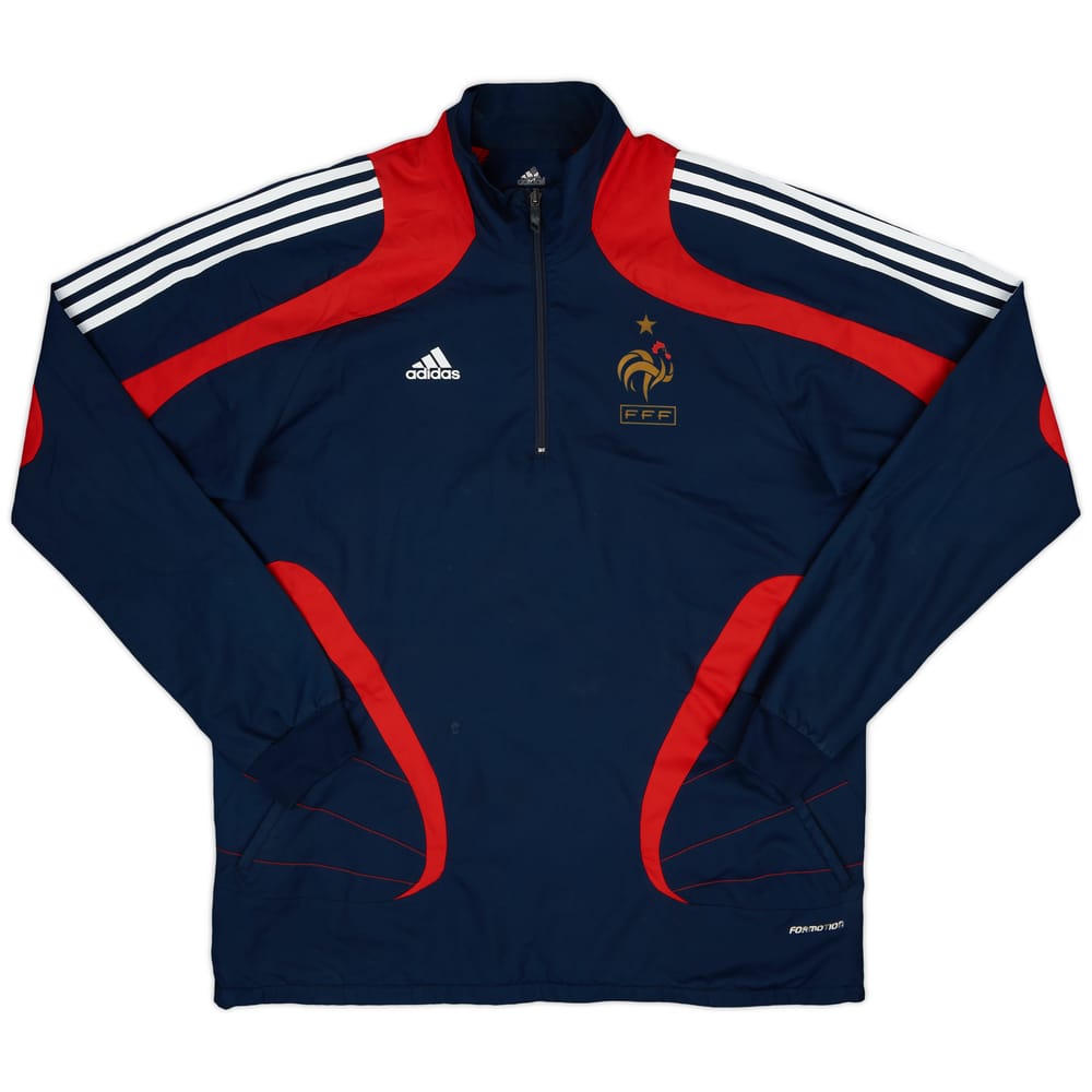 2007-08 France Player Issue Formotion 1/4 Zip Drill Top - 7/10 - (XL)