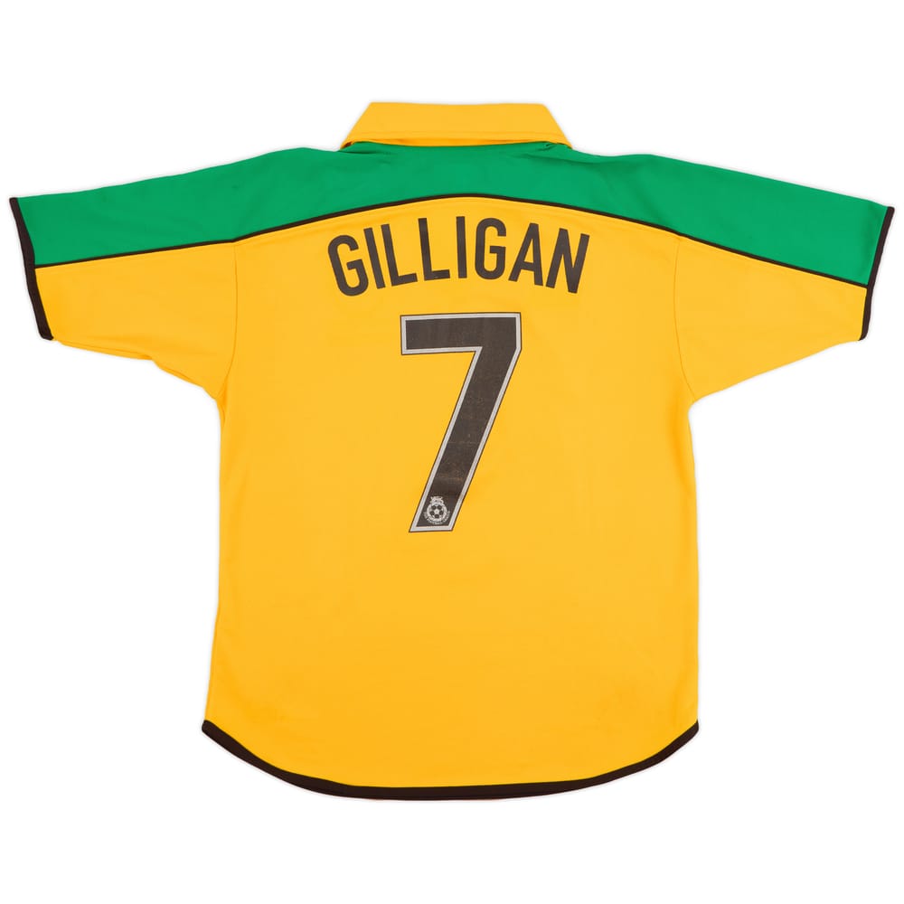 2001-03 Norwich Centenary Home Shirt Gilligan #7 - 6/10 - (S)