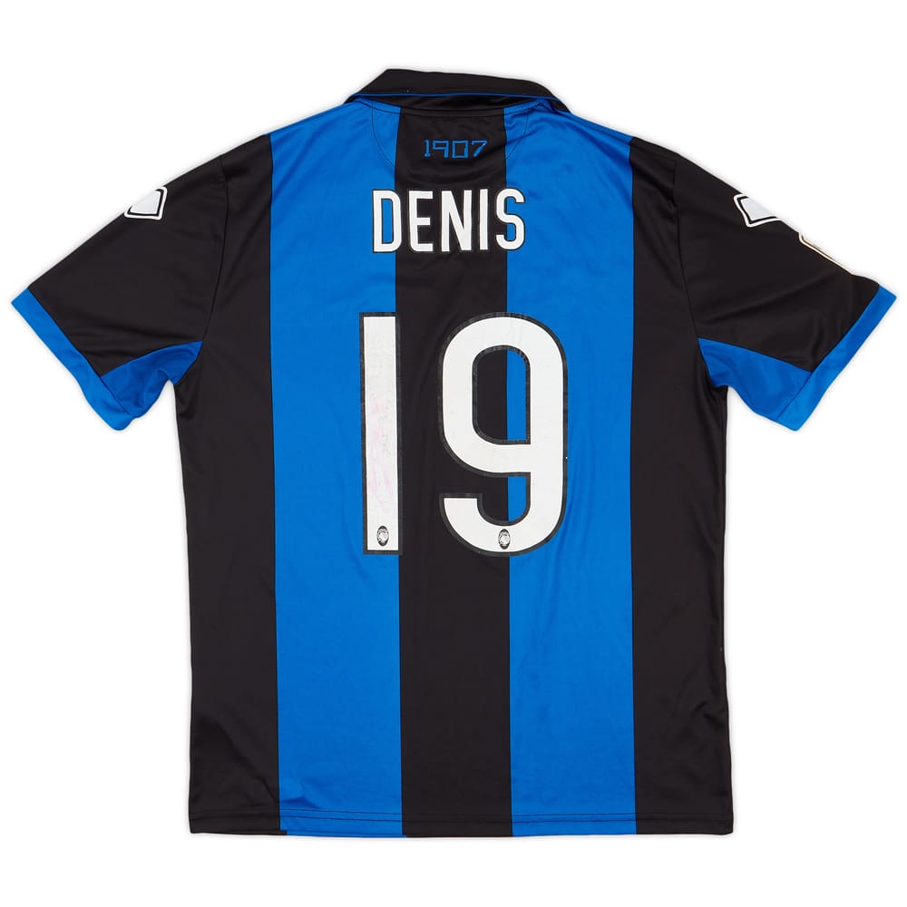 2012-13 Atalanta Signed Home Shirt Denis #19 - 5/10 - (XL)