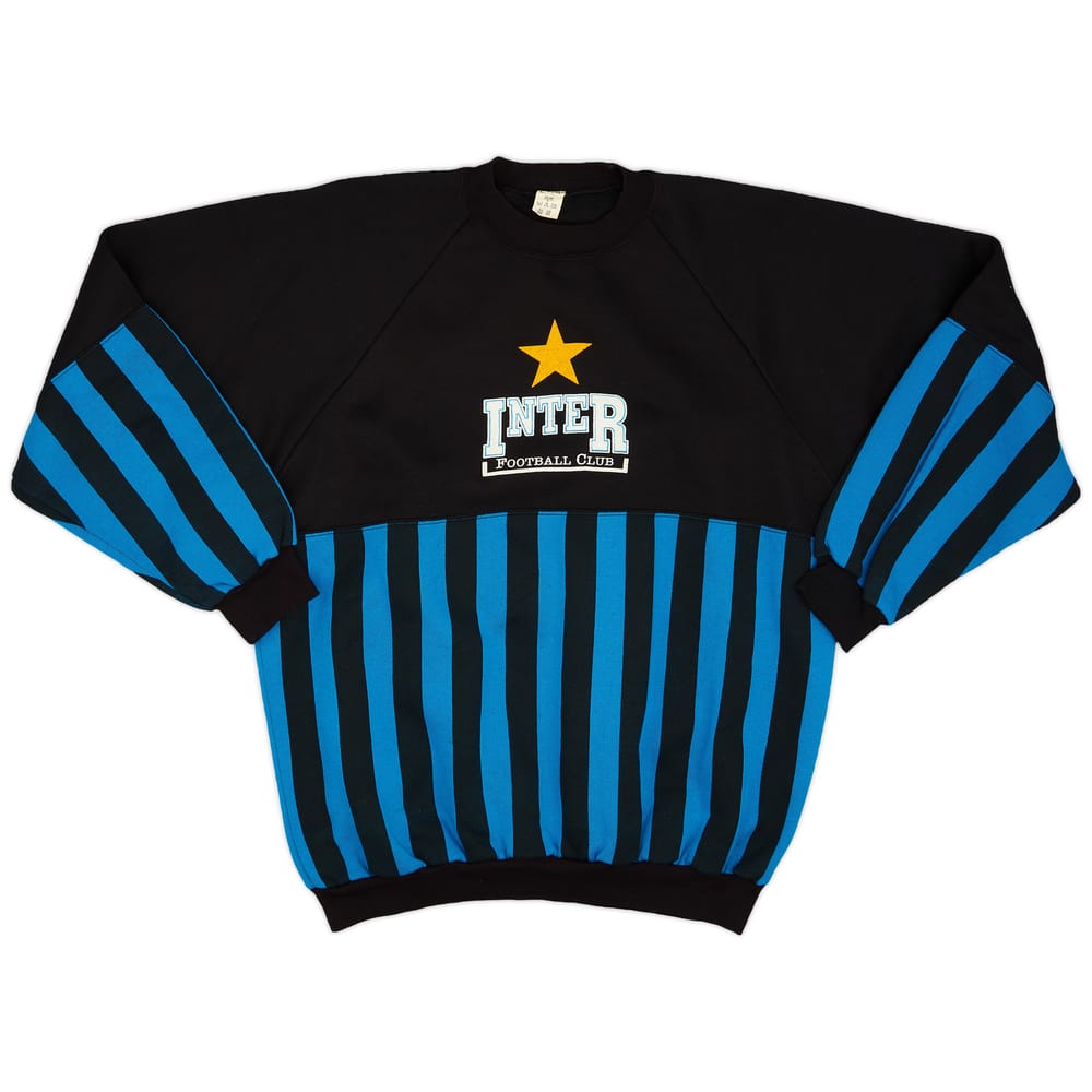 1990-91 Inter Milan Le Felpe Dei Grandi Club Sweat Top - 9/10 - (L)