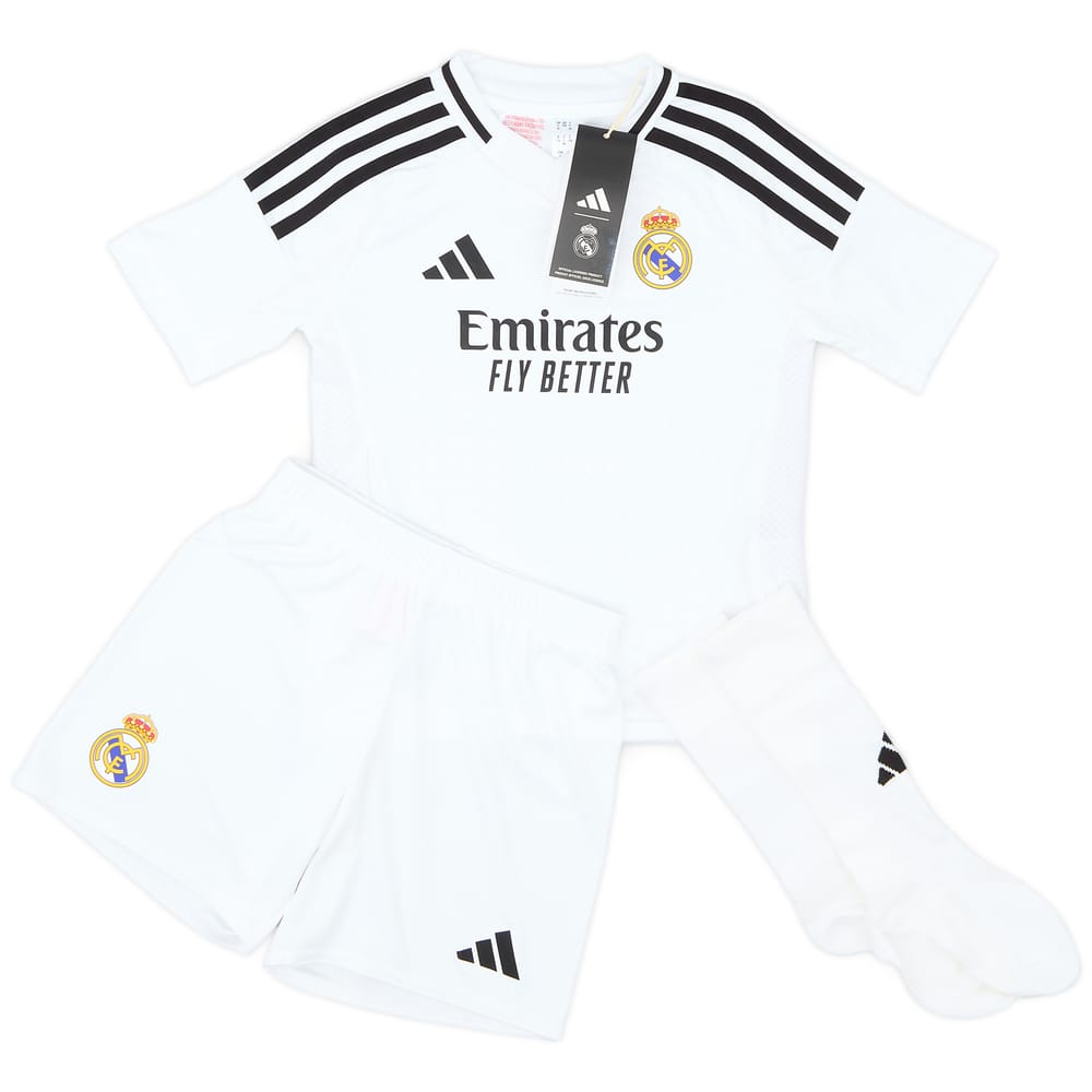 2024-25 Real Madrid Home Full Kit (Little Kids)