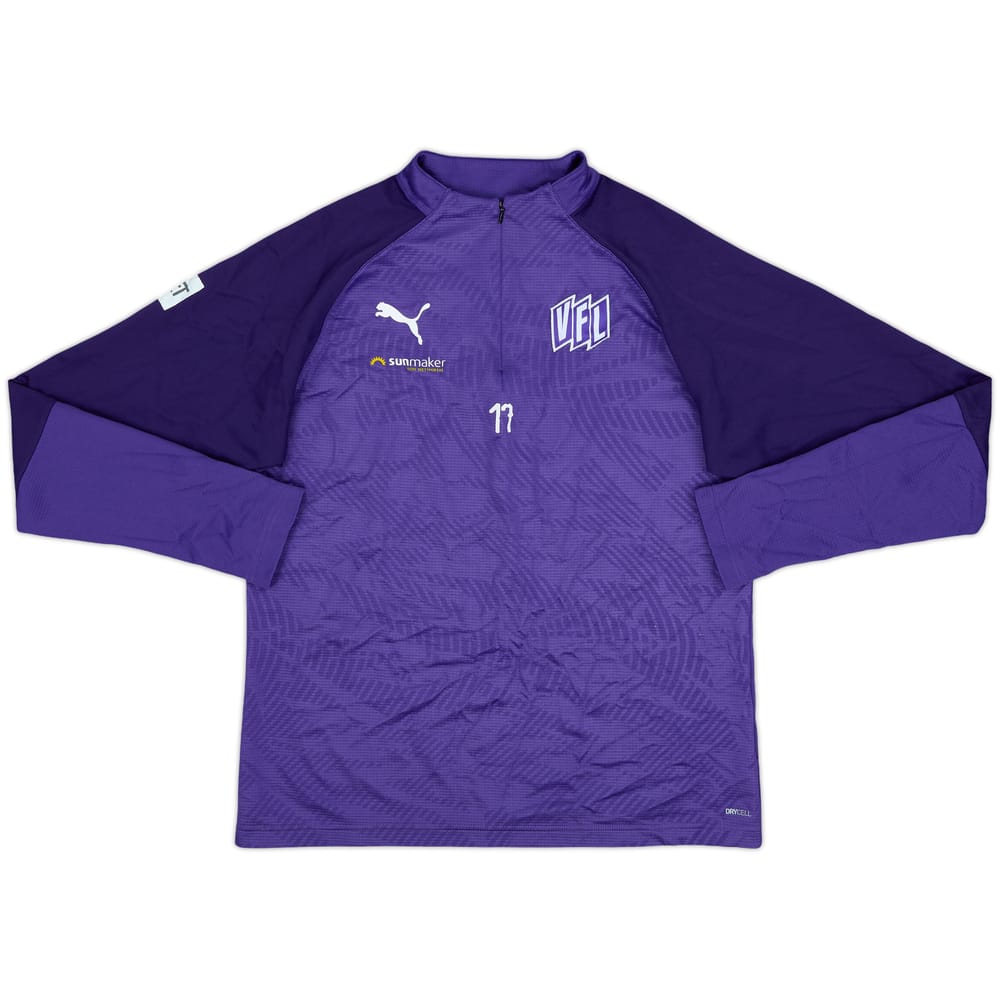 2018-19 VFL Osnabruck Player Issue Puma 1/4 Zip Drill Top #17 - 7/10 - (M)