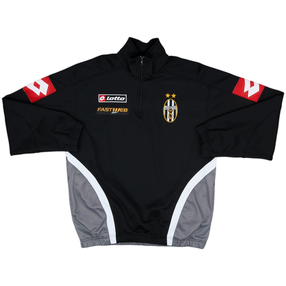 2001-02 Juventus Lotto 1/4 Zip Drill Top - 8/10 - (S)