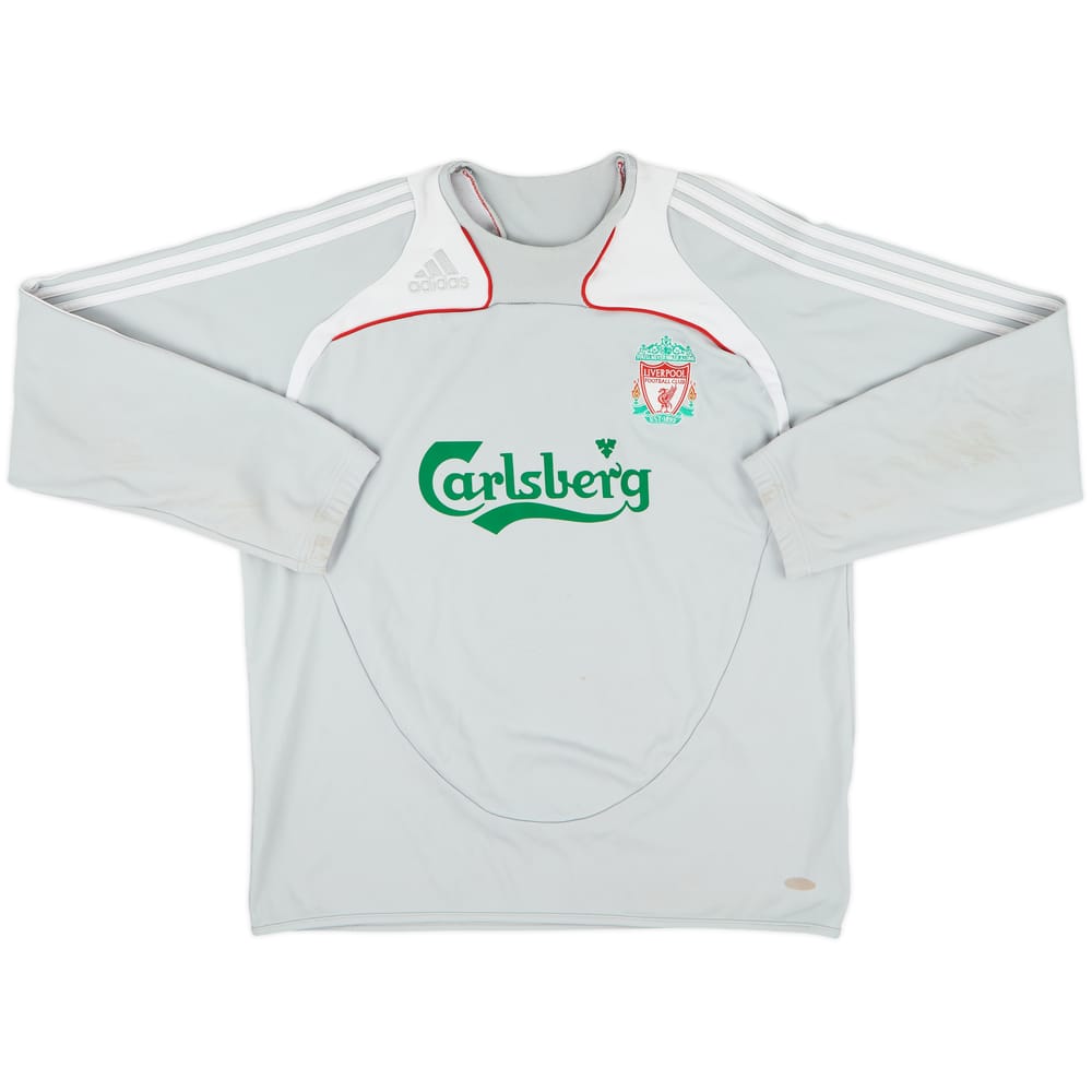 2008-09 Liverpool adidas Sweat Top - 6/10 - (XL)