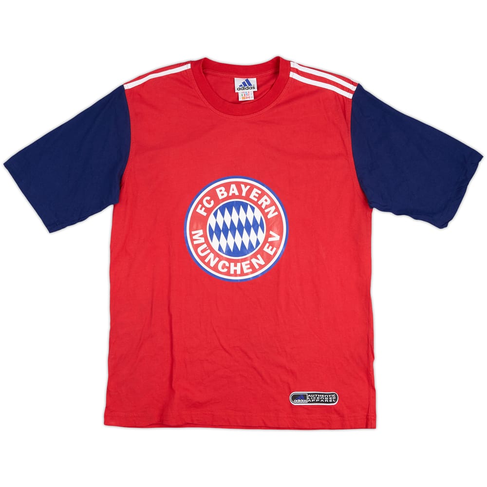 1999-00 Bayern Munich adidas Cotton Tee - 8/10 - (M)