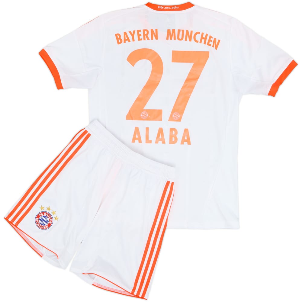 2012-13 Bayern Munich Away Shirt & Shorts Alaba #27 - 7/10 - (XL.Boys)