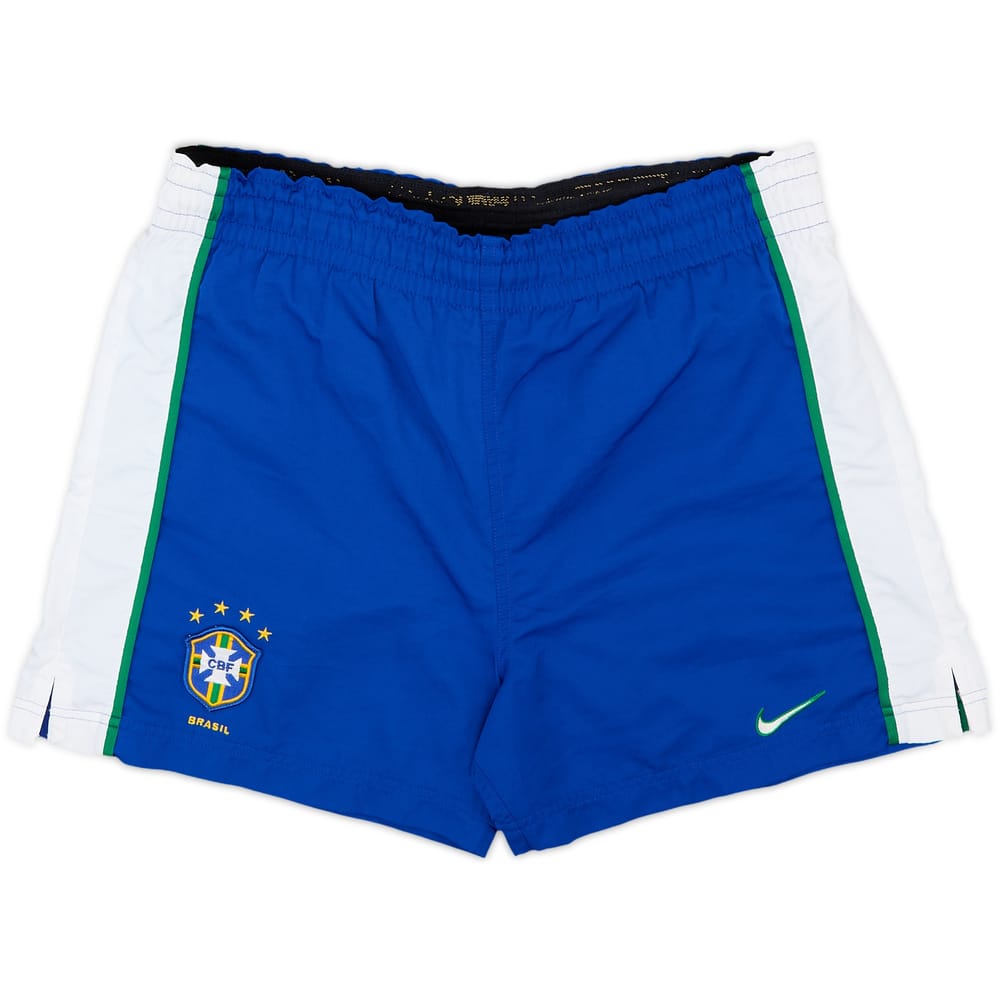 1998-00 Brazil Home Shorts - 5/10 - (S)