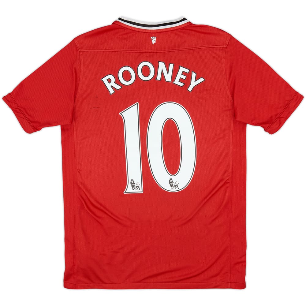 2011-12 Manchester United Home Shirt Rooney #10 - 6/10 - (XL.Boys)