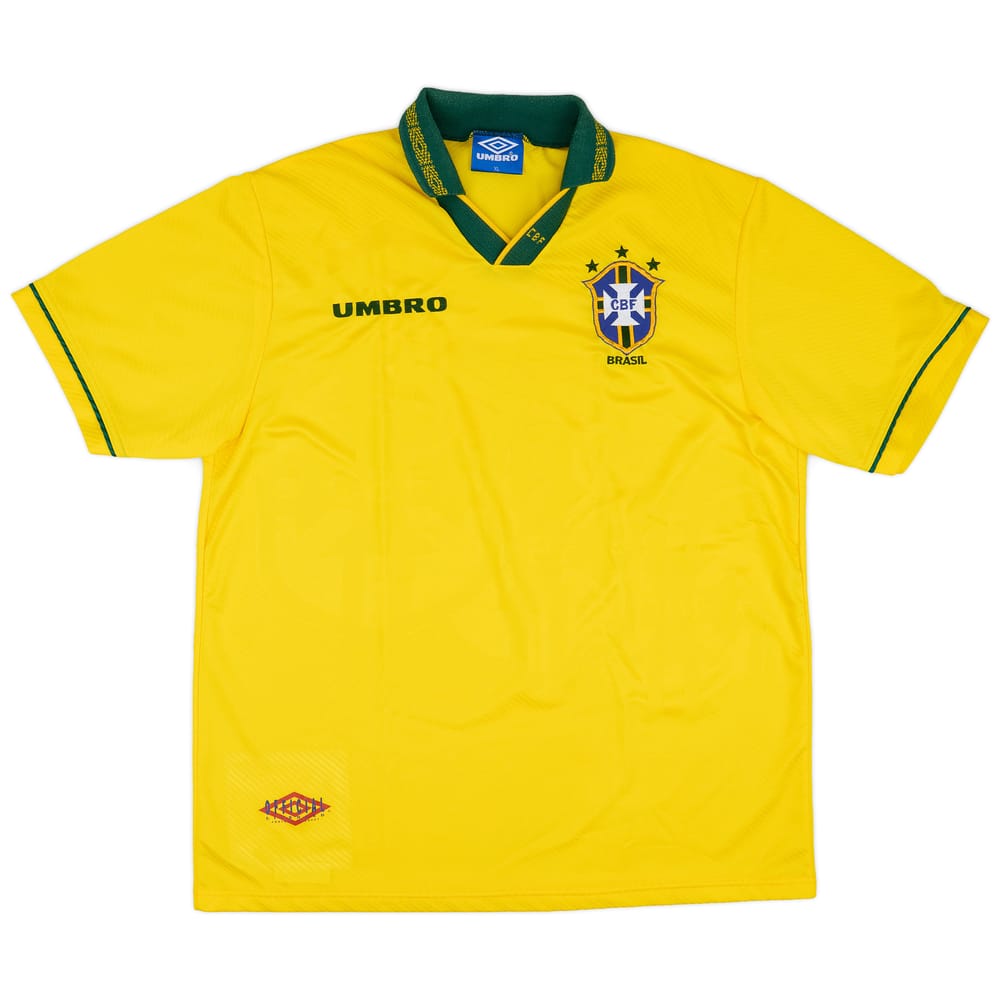 1993-94 Brazil Home Shirt - 9/10 - (XL)