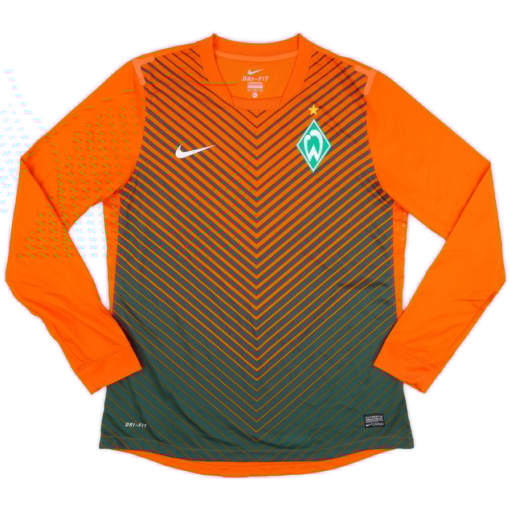2011-12 Werder Bremen Player Issue Away L/S Shirt - 8/10 - (XL)