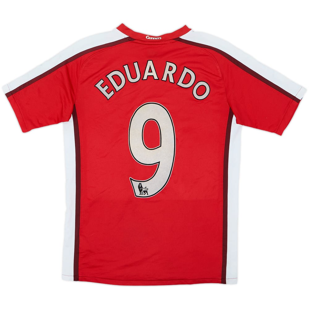 2008-10 Arsenal Home Shirt Eduardo #9 - 7/10 - (13-15 Years)