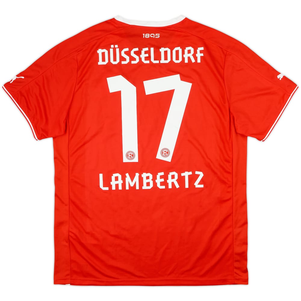 2013-14 Fortuna Dusseldorf Home Shirt Lambertz #17 (3XL)