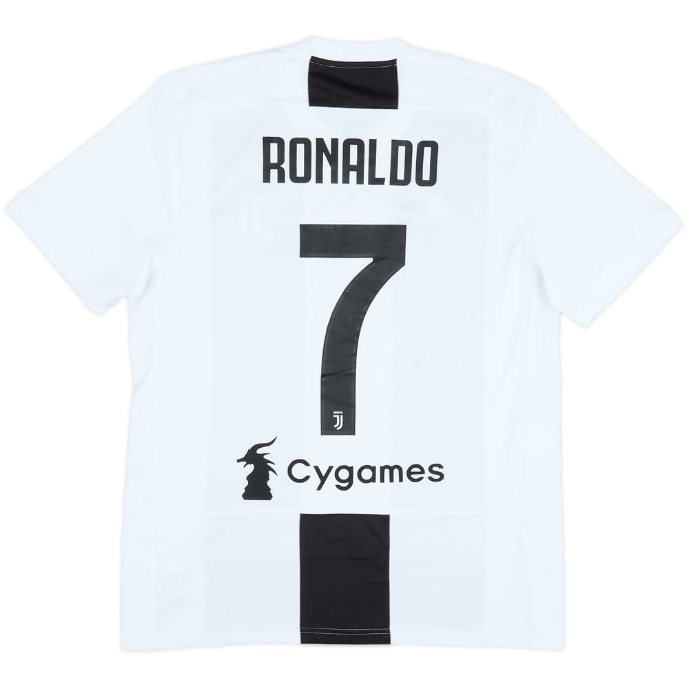 2018-19 Juventus Home Shirt Ronaldo #7 - 8/10 - (M)