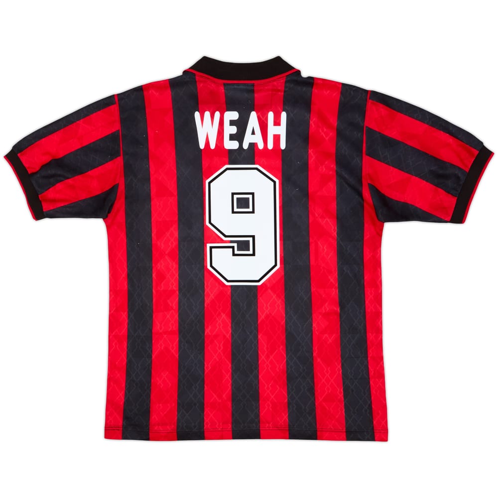 1995-96 AC Milan Camiseta Local Weah #9 - 8/10 - (L)