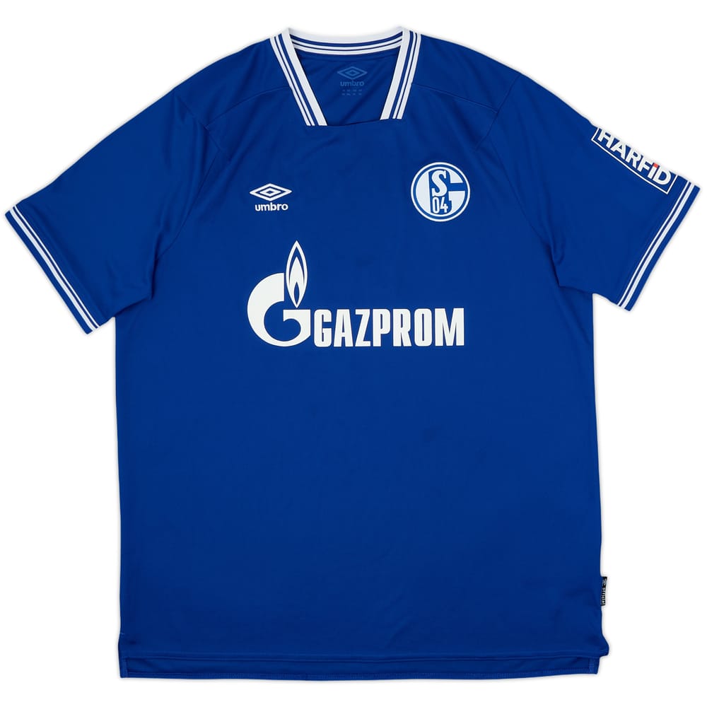 2020-21 Schalke Home Shirt - 8/10 - (XXL)