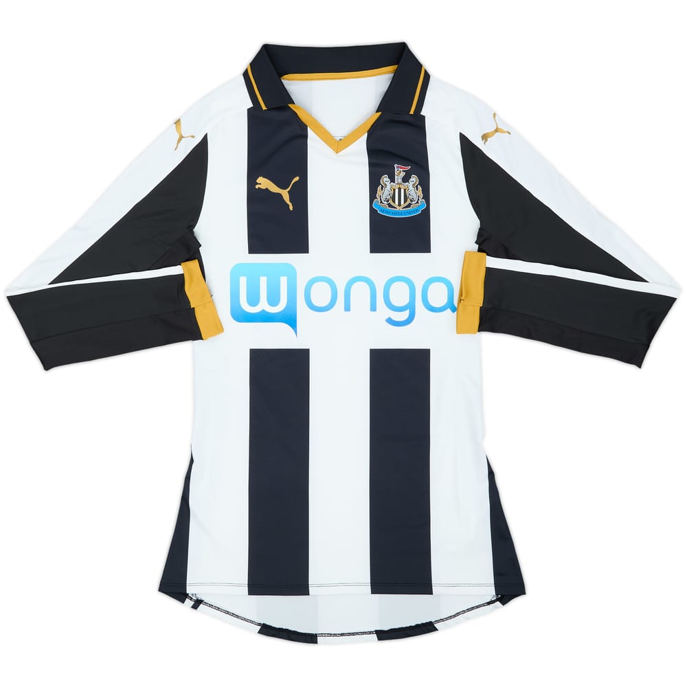 2016-17 Newcastle Player Issue ACTV Fit Home L/S Shirt - 8/10 - (M)