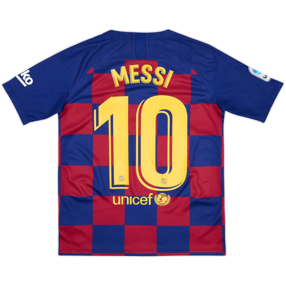 2019-20 Barcelona Home Shirt Messi #10 - 8/10 - (XL.Boys)