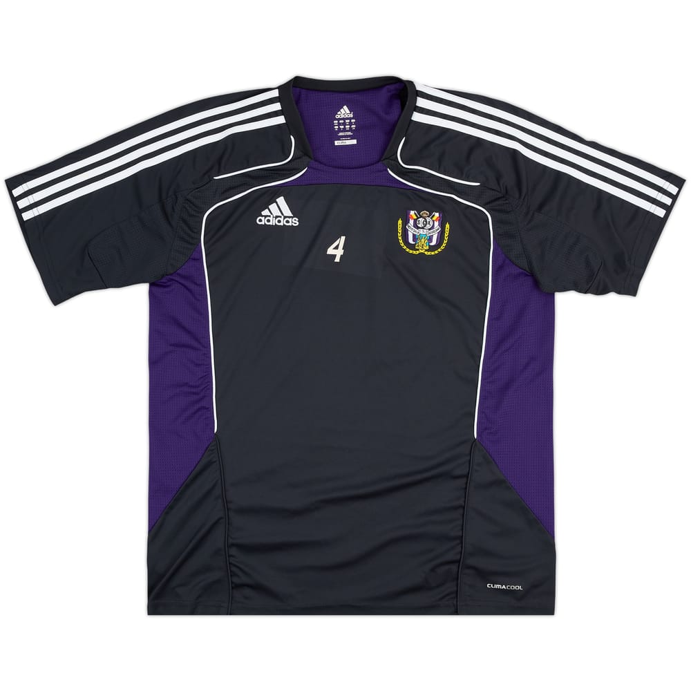 2010-11 Anderlecht adidas Player Issue Training Shirt #4 - 6/10 - (L/XL)