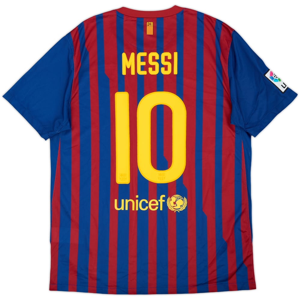 2011-12 Barcelona Home Shirt Messi #10 - 7/10 - (L)