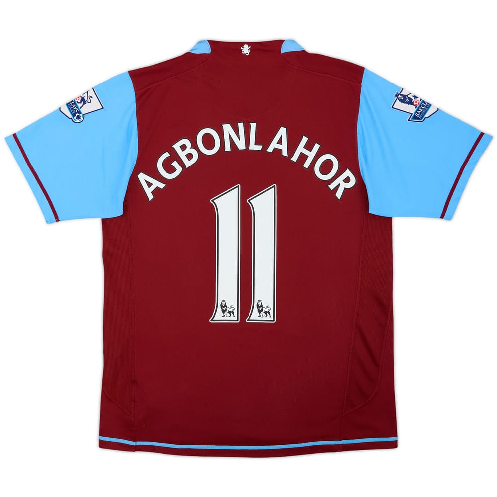 2007-08 Aston Villa Home Shirt Agbonlahor #11 - 8/10 - (S)