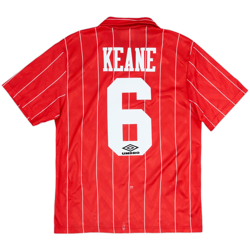 1992-94 Nottingham Forest Home Shirt Keane #6 - 6/10 - (S)