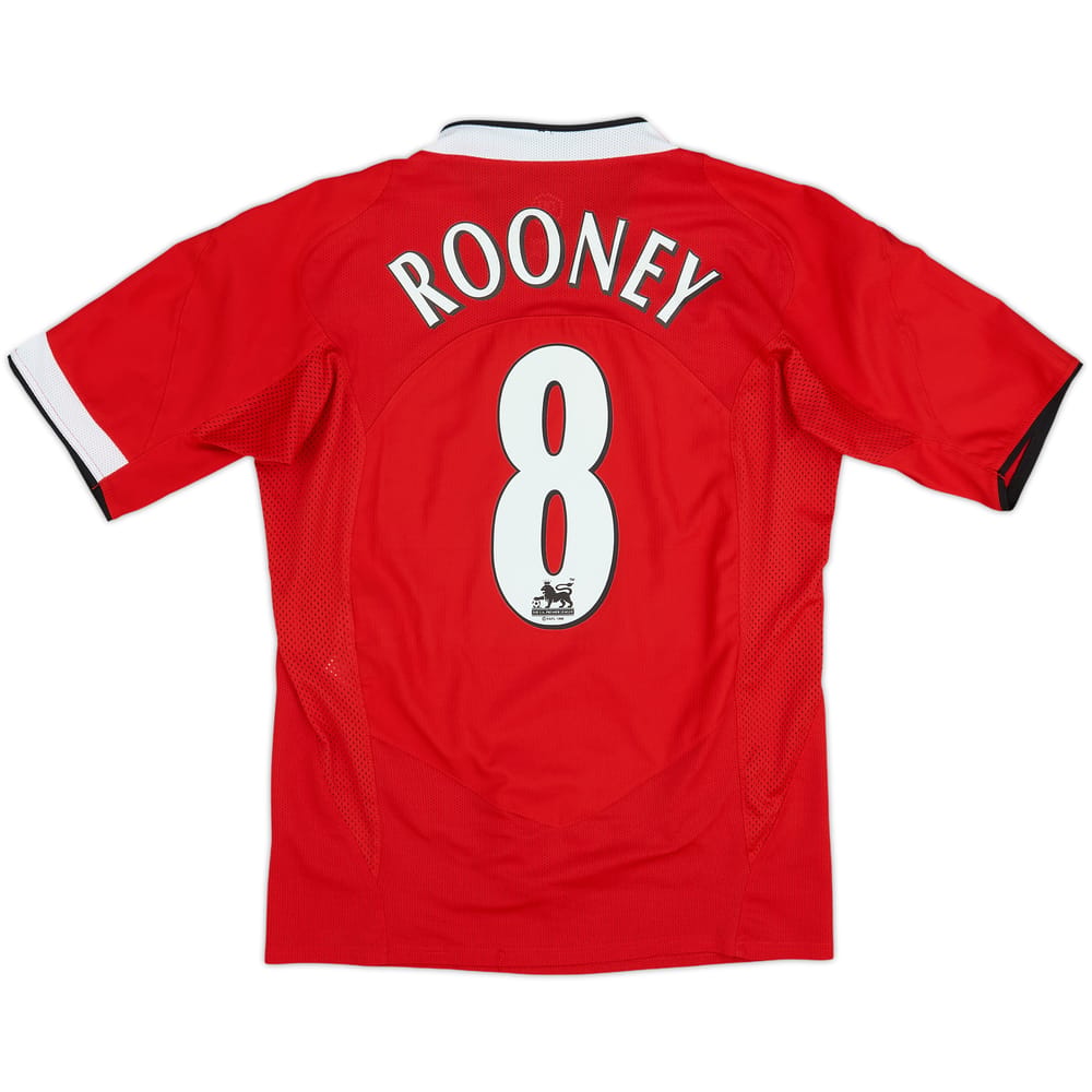 2004-06 Manchester United Home Shirt Rooney #8 - 6/10 - (S)