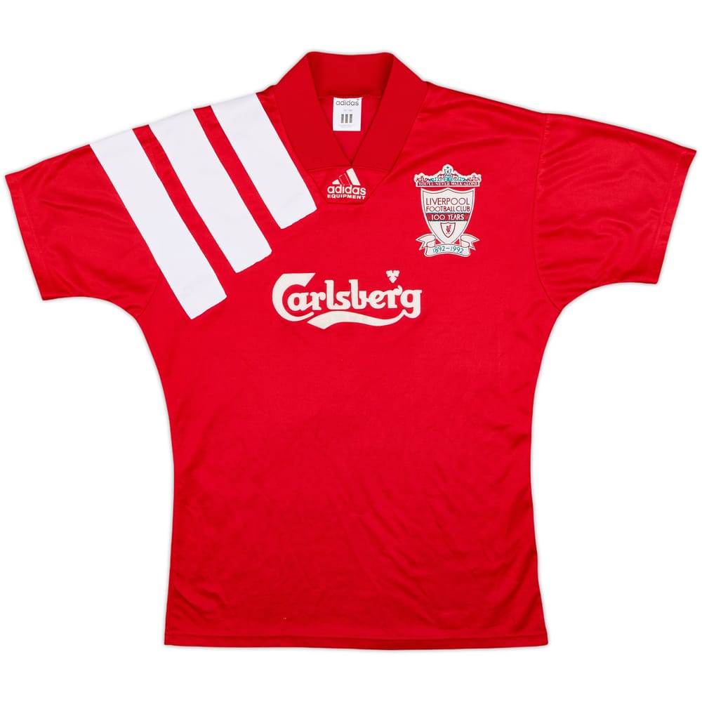 1992-93 Liverpool Centenary Home Shirt - 5/10 - (XS)
