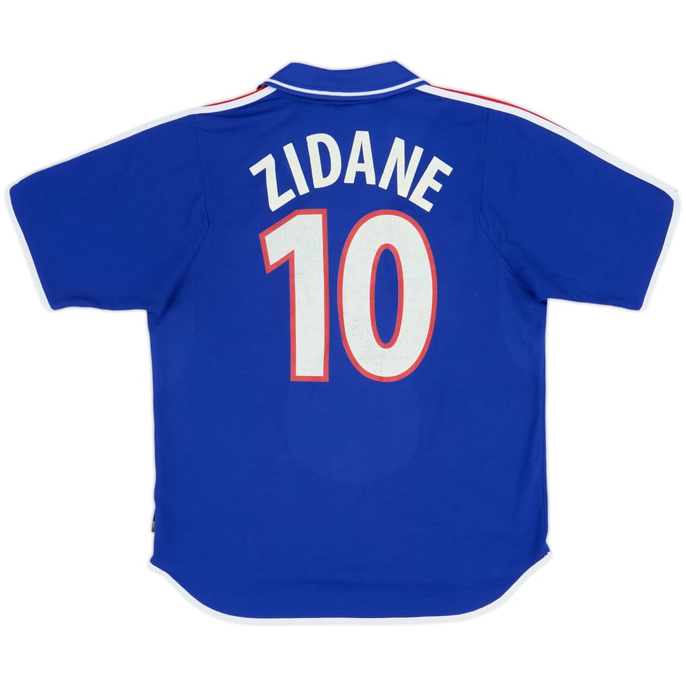 2000-02 France Home Shirt Zidane #10 - 5/10 - (L)