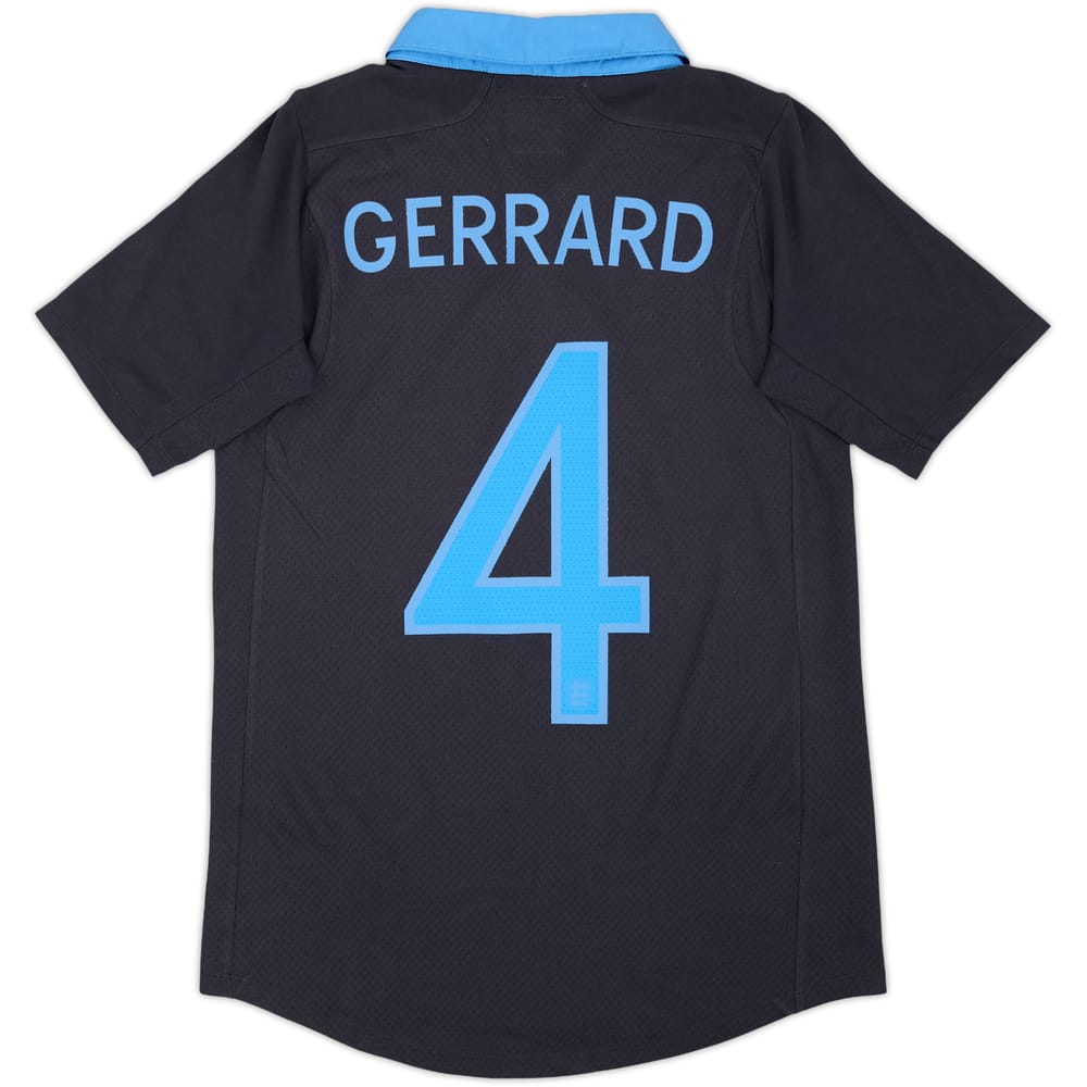 2011-12 England Away Shirt Gerrard #4 - 9/10 - (XL.Boys)