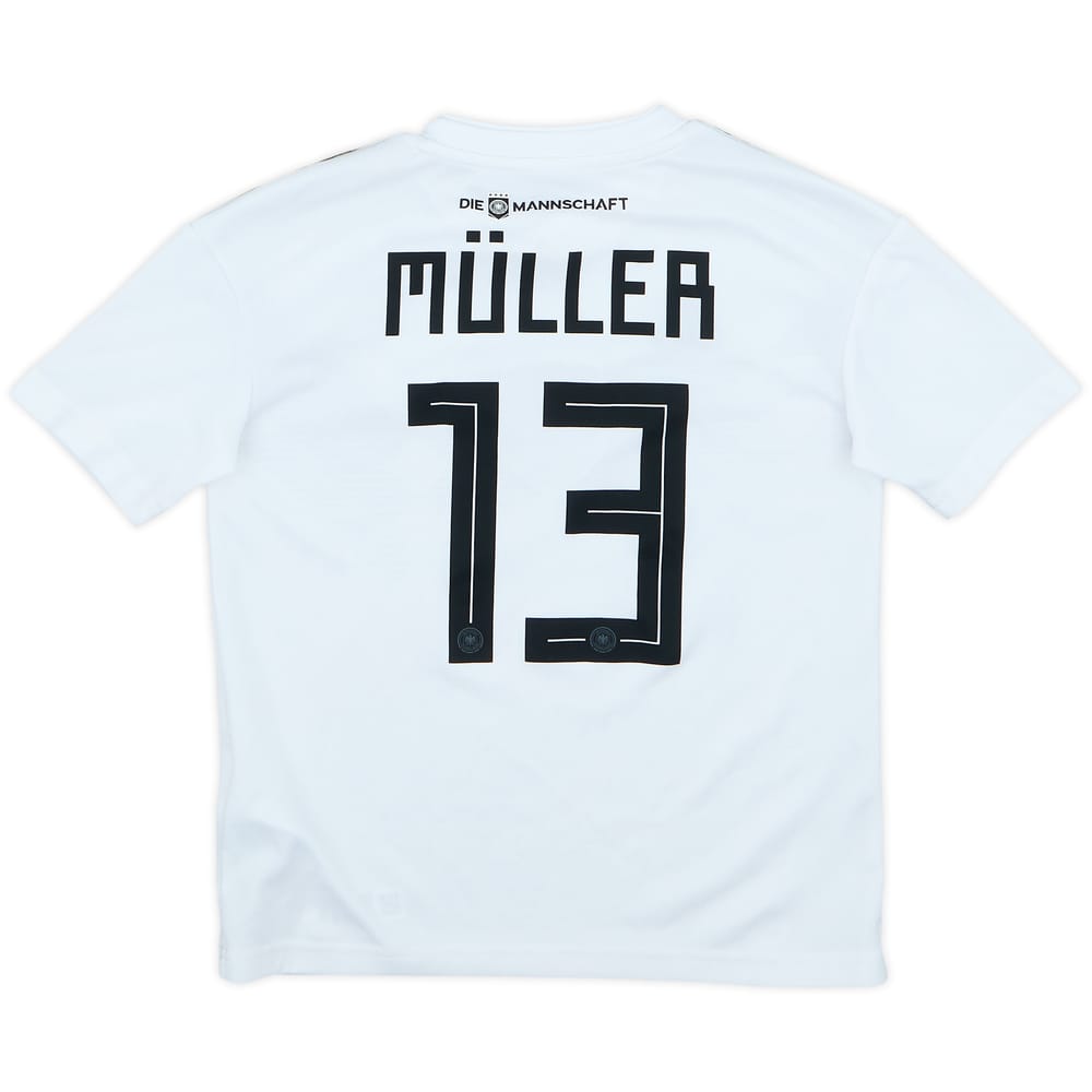 2018-19 Germany Home Shirt Muller #13 - 9/10 - (S.Boys)