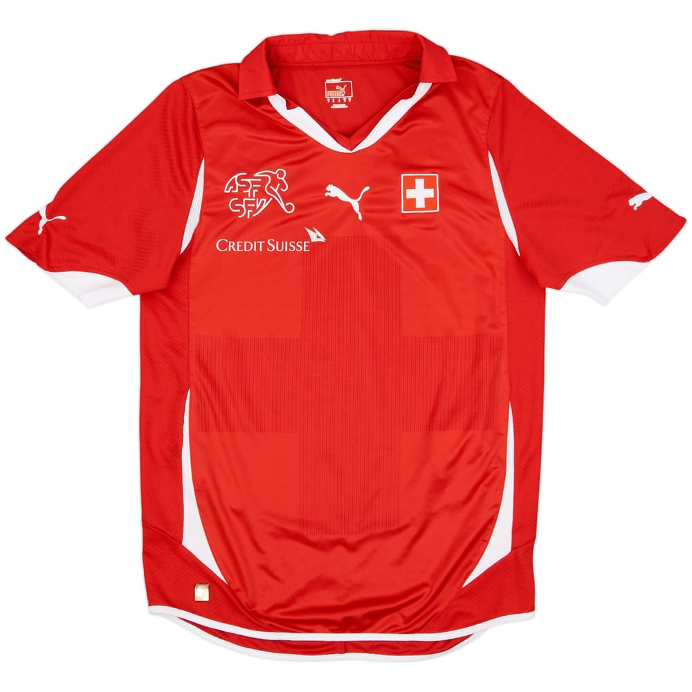 2010-11 Switzerland Home Shirt - 7/10 - (M)