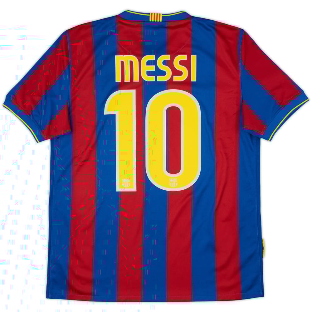 2009-10 Barcelona Home Shirt Messi #10 - 9/10 - (M)