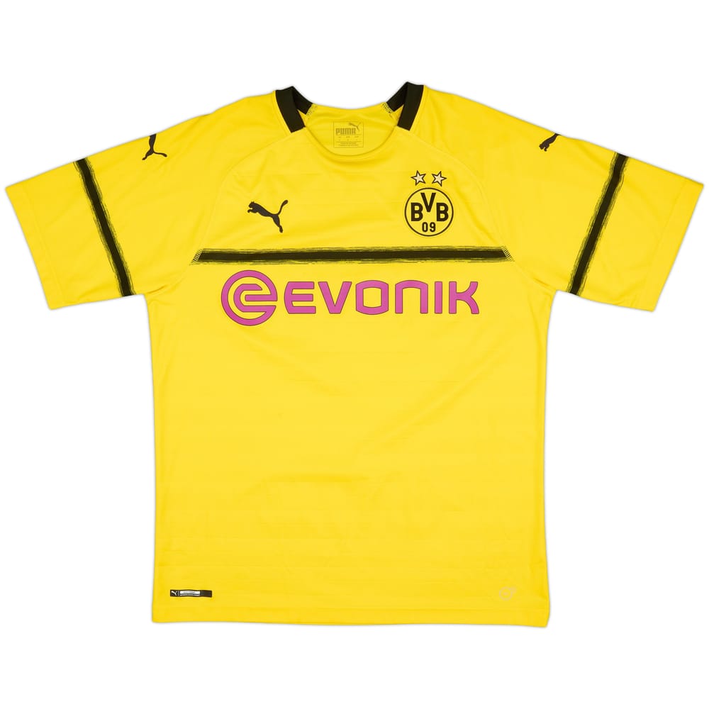 2018-19 Borussia Dortmund Signed European Home Shirt - 9/10 - (L)