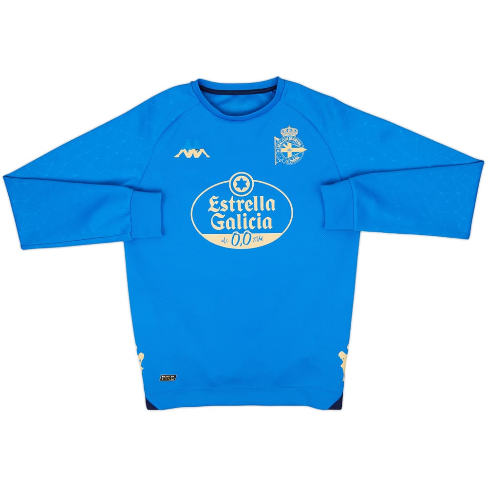 2021-22 Deportivo Player Issue Kappa Training Top - 5/10 - (XL.Boys)