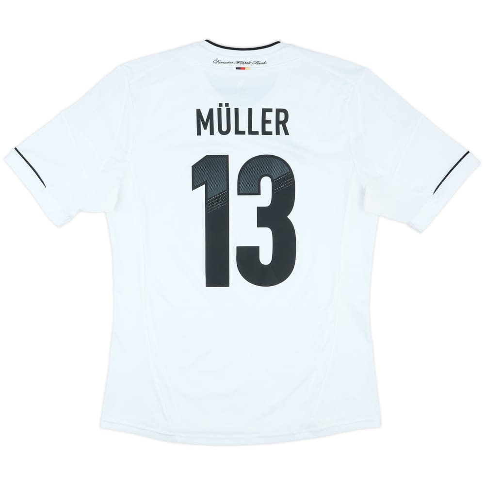 2012-13 Germany Home Shirt Muller #13 - 8/10 - (M)