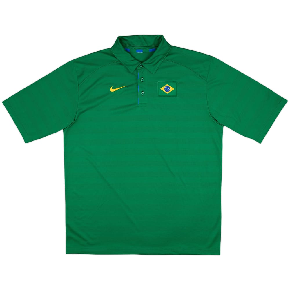 2010-11 Brazil Nike Polo Shirt - 9/10 - (XL)