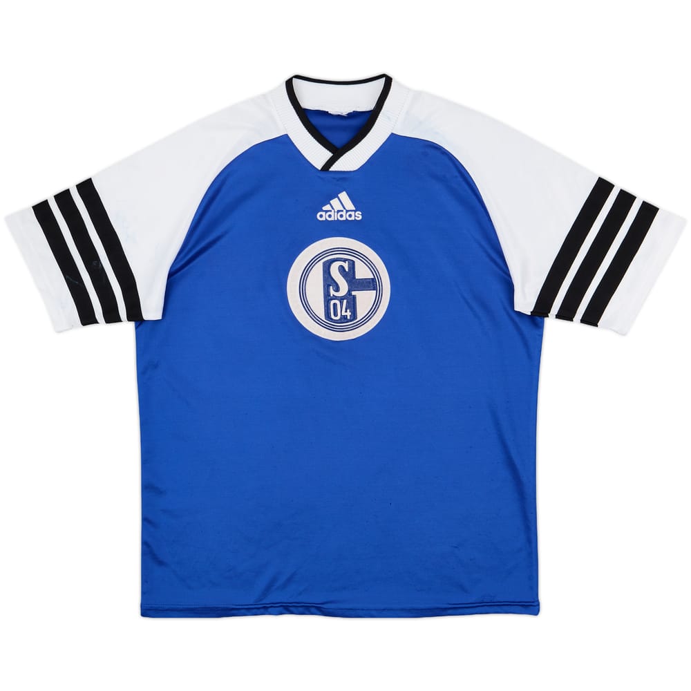 1998-99 Schalke adidas Training Shirt - 6/10 - (M)