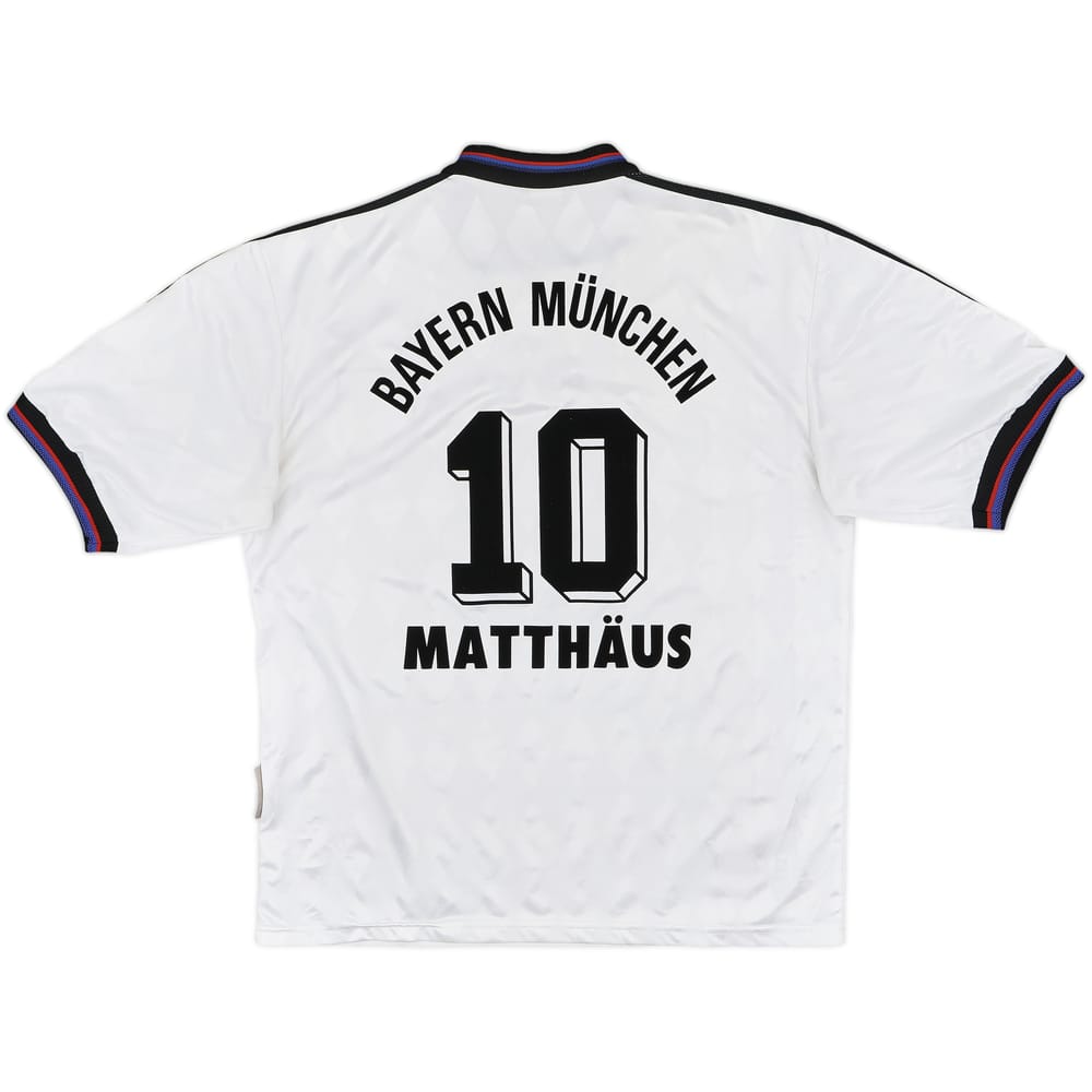 1996-98 Bayern Munich Away Shirt Matthaus #10 - 7/10 - (L)