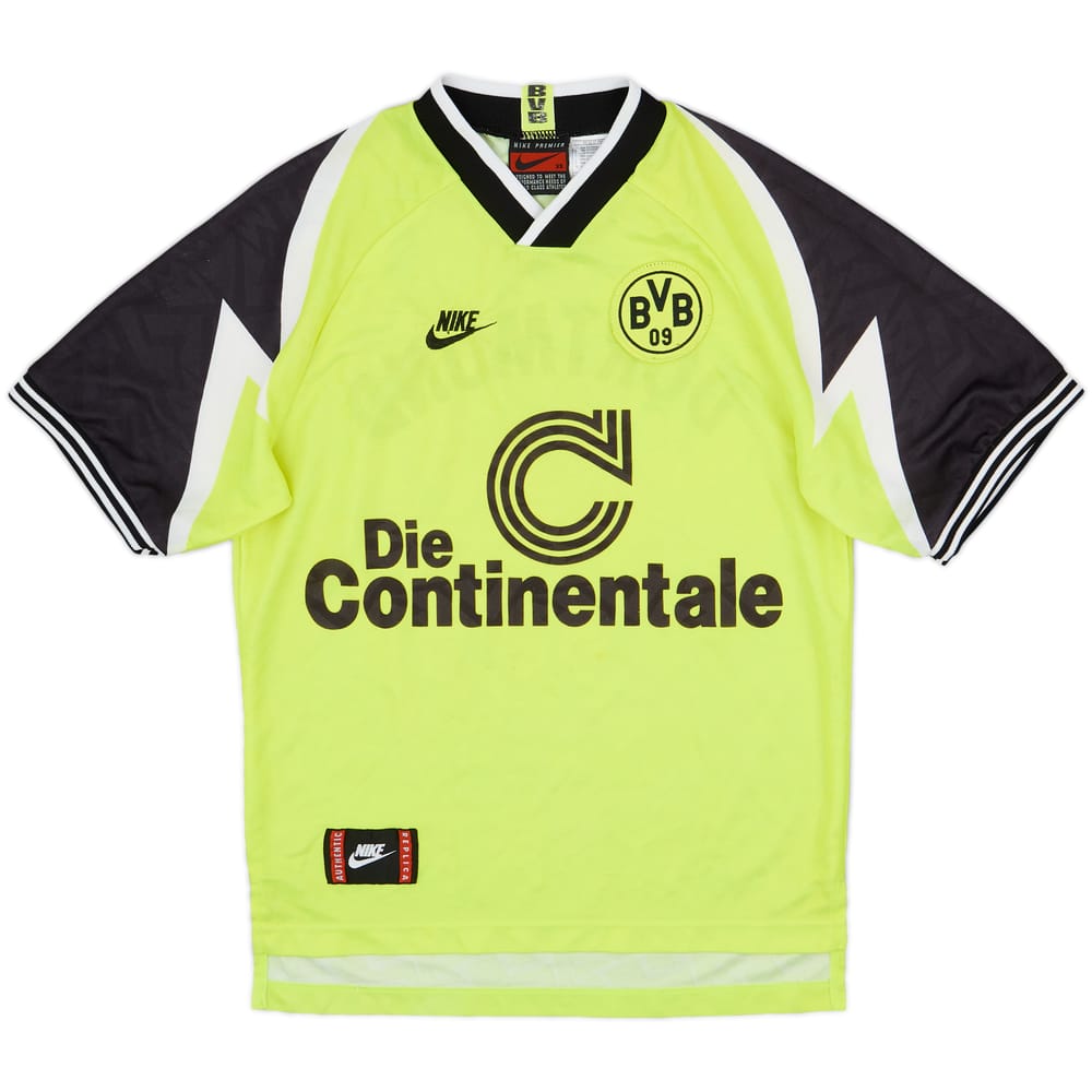 1995-96 Borussia Dortmund Home Shirt - 7/10 - (XS)