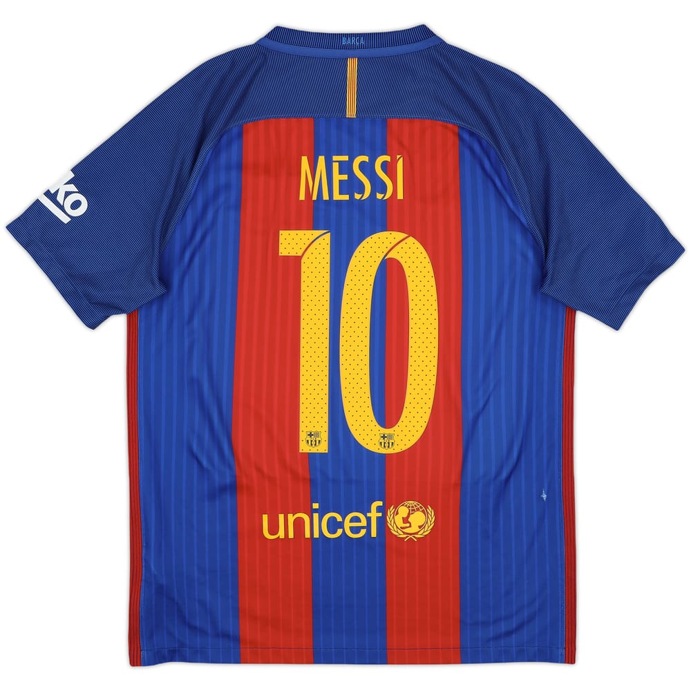 2016-17 Barcelona Home Shirt Messi #10 - 7/10 - (M)