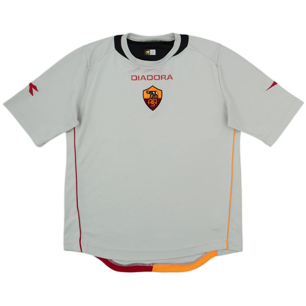 2006-07 Roma Diadora Training Shirt - 5/10 - (L)