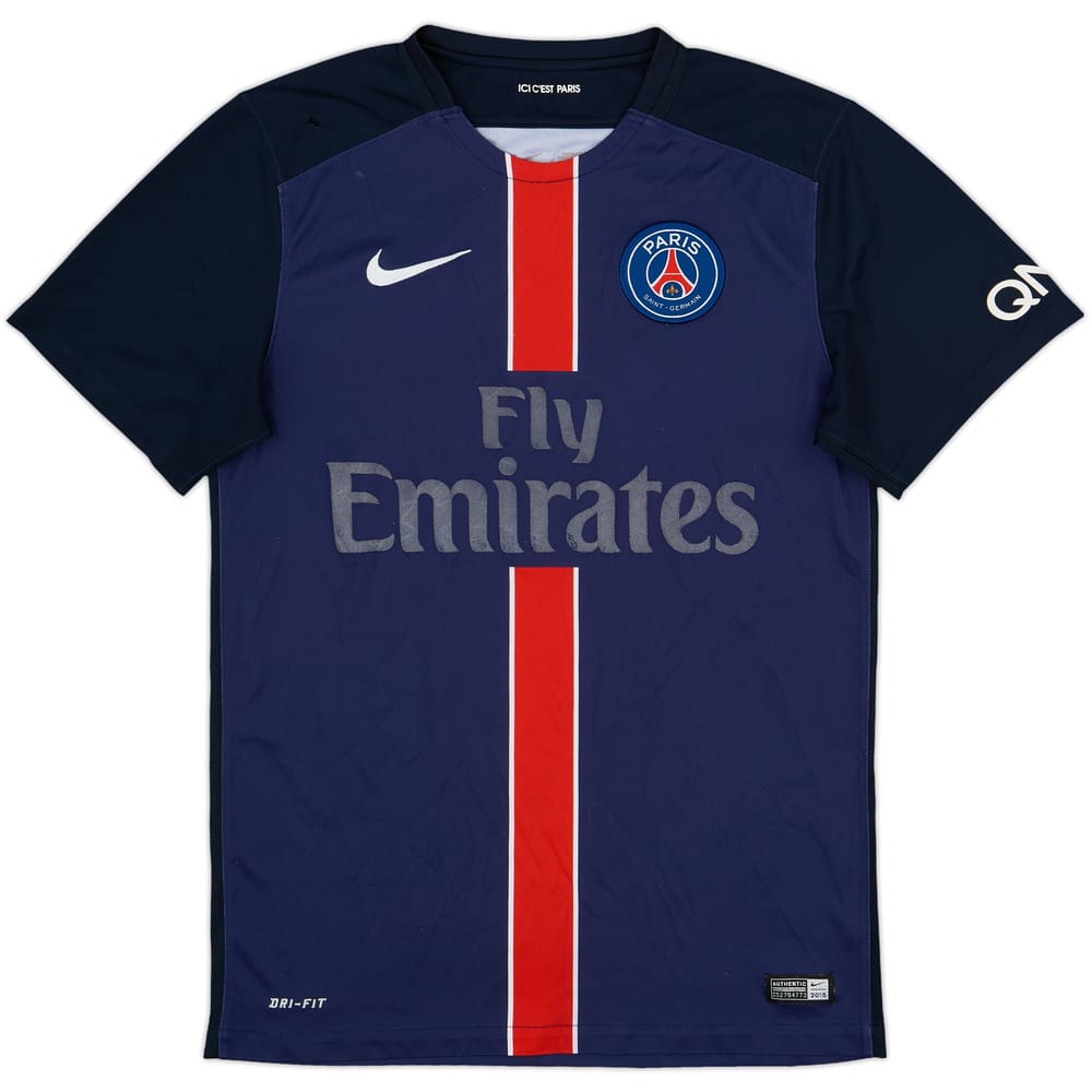 2015-16 Paris Saint-Germain Home Shirt - 4/10 - (S)
