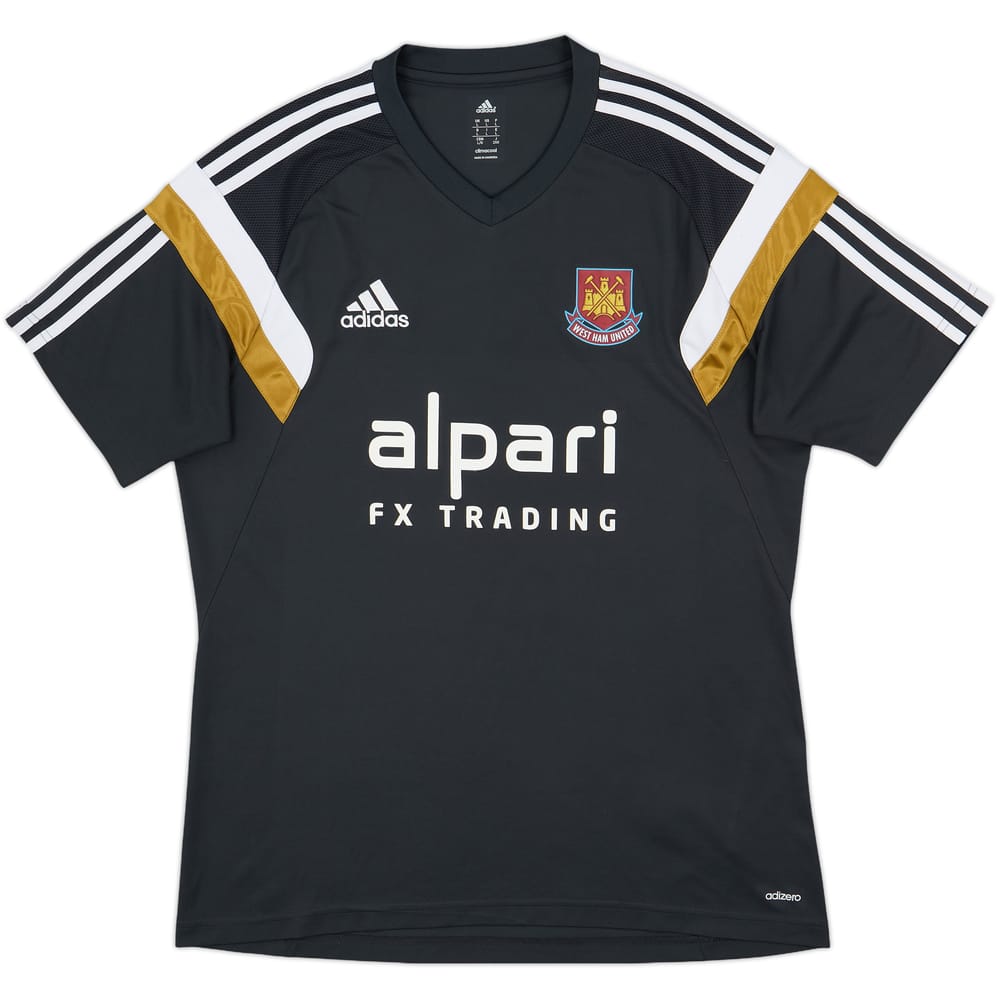 2014-15 West Ham adidas Training Shirt - 10/10 - (L)