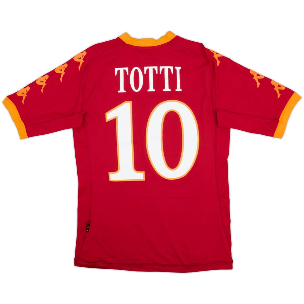 2010-11 Roma Home Shirt Totti #10 - 9/10 - (L)