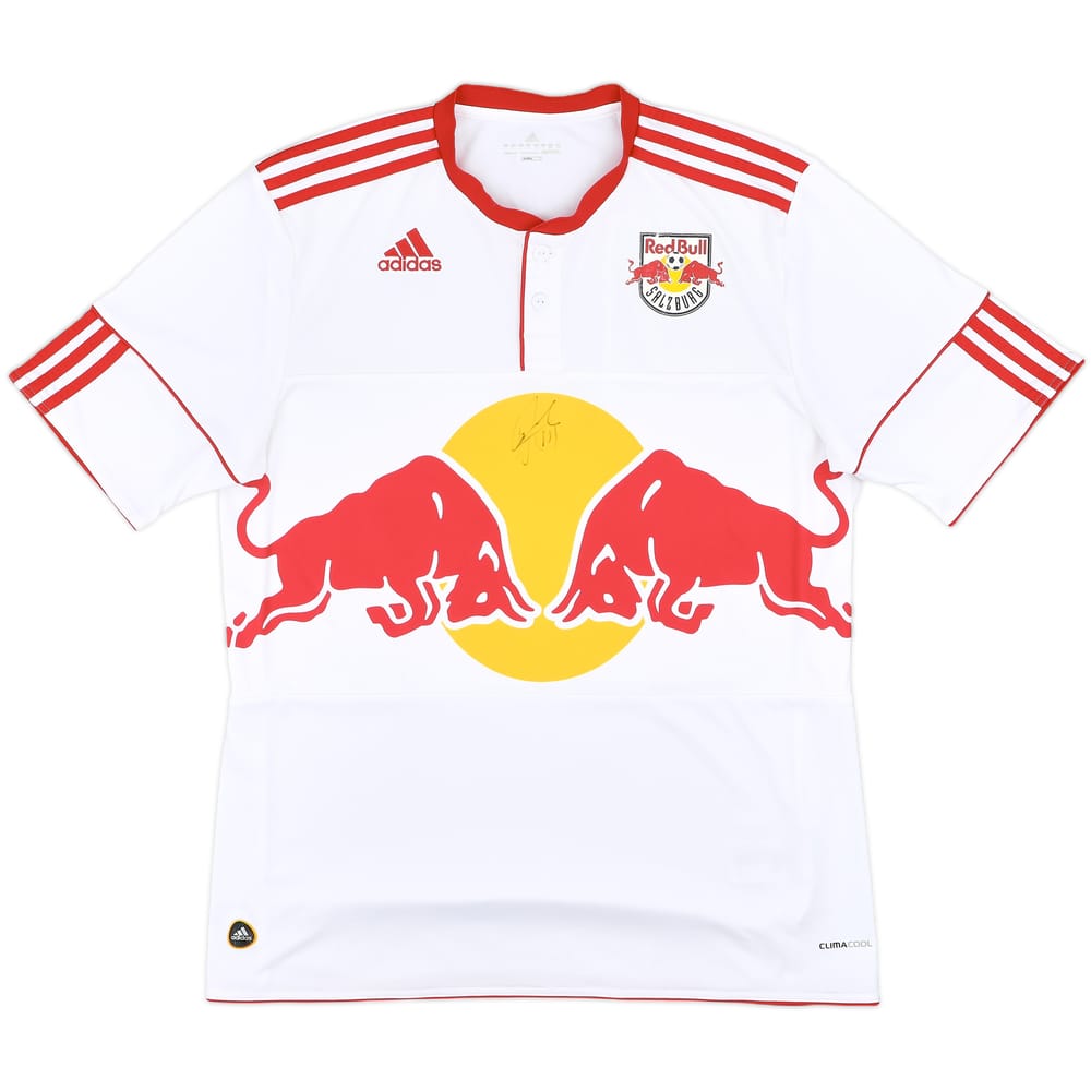 2010-12 Red Bull Salzburg Signed Home Shirt - 7/10 - (L)